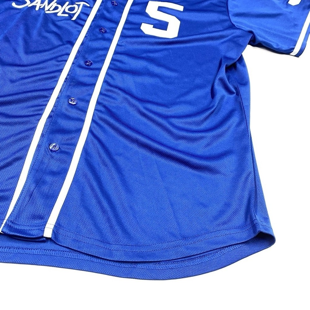 Sandlot Baseball Jersey Squints #5 Dodger Blue Stitched Men's Size Large - Picture 4 of 11